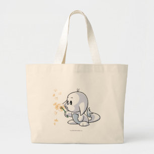 Kacheek White Large Tote Bag