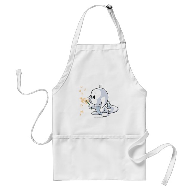 Kacheek White Standard Apron (Front)