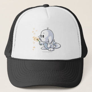 Kacheek White Trucker Hat