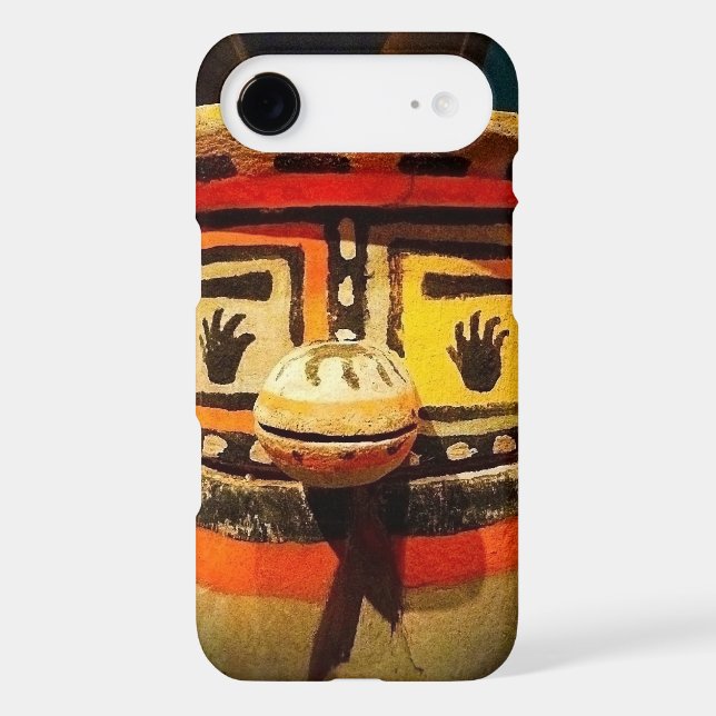 Kachina Doll Carved Wood Face Photo Cute Unique (Back)