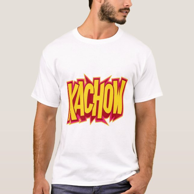 kachow sticker T-Shirt (Front)