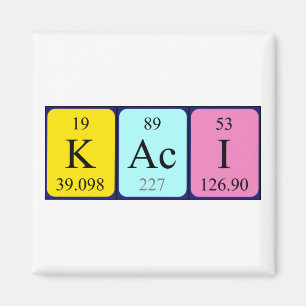 Kaci periodic table name magnet