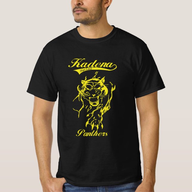 Kadena High School Panthers Ryukyu 沖縄Okinawa Japan T-Shirt (Front)