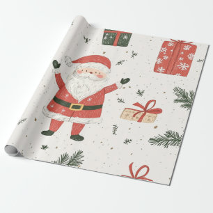 Kadopapier Christmas santa Wrapping Paper