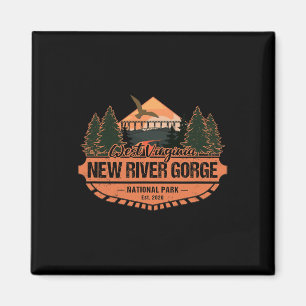 Kaedam Gifts New River Gorge National Park Hiking Magnet