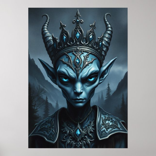 Kael’Thar the Void King – Dark Fantasy Poster (Front)