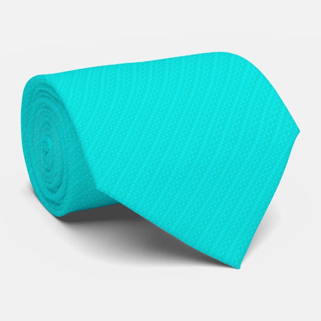 KAEL – Turquoise Modern Statement Tie (Rolled)
