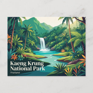 Kaeng Krung National Park Thailand Postcard