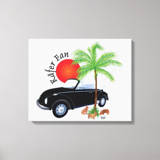 Käfer Fan Canvas Print (Front)