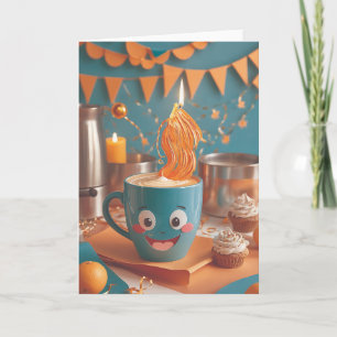 Kaffee Break Birthday Cheer Card