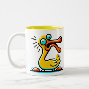 Kaffee mit Ente Two-Tone Coffee Mug