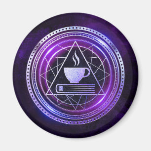 Kaffeeklatsch Purple  Magnet