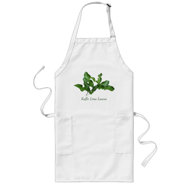 Kaffir Lime Leaves Long Apron (Front)