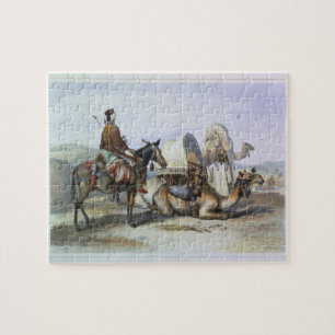 Kafila with a Camel Bearing a Hodesh, illustration Jigsaw Puzzle
