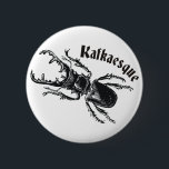 Kafkaesque 6 Cm Round Badge<br><div class="desc">Kafkaesque.  A Kafka-inspired design featuring a stag beetle.</div>