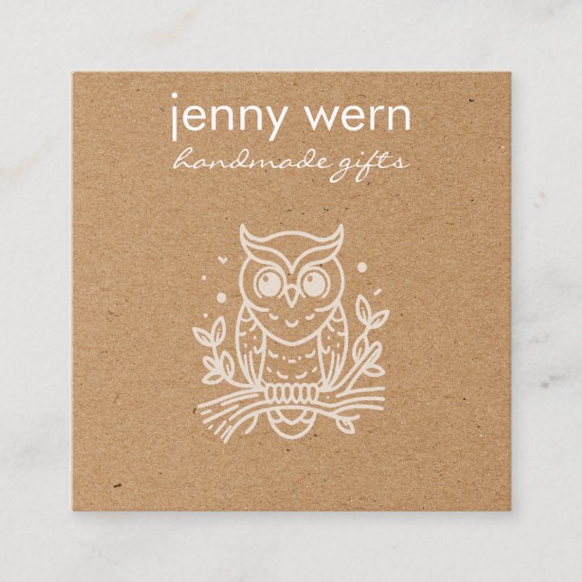 Kaft Business Card for Crafters | Handmade Artisan (Front)
