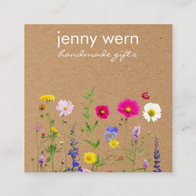 Kaft Business Card for Crafters | Handmade Artisan (Front)