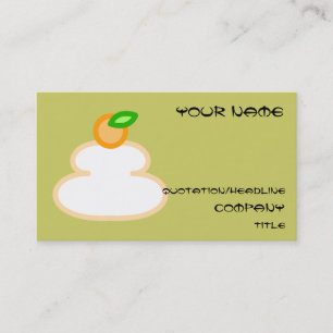 Kagami mochi business card