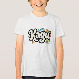 Kagu Tropical Smile for Kids Tri-Blend Shirt