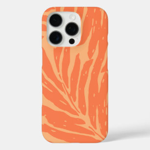 Kahanu Garden Hawaiian Palm Leaves Orange iPhone 16 Pro Case