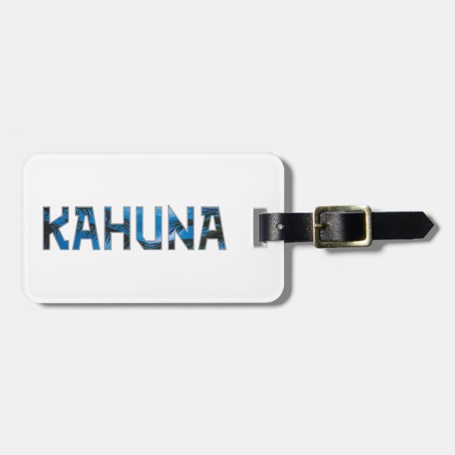 Kahuna Luggage Tag (Front Horizontal)