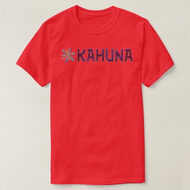 Kahuna Plum 2 TShirt (Design Front)