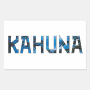 Kahuna Rectangular Sticker