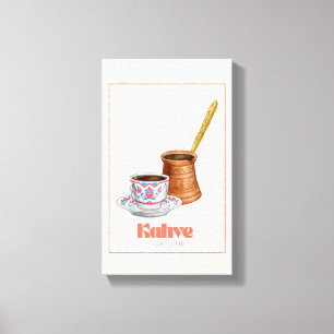 Kahve Turkish Coffee Fortune & Heritage Canvas Art