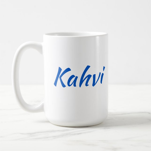 Kahvi Finnish Coffee Mug (15 oz) (Left)