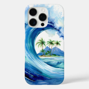 Kai Aloha Island Watercolor Wave iPhone 16 Pro Case