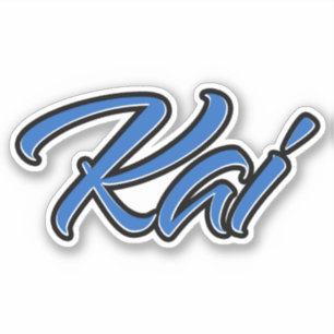 Kai Name blue sticker Sticker Sticker Stickerset