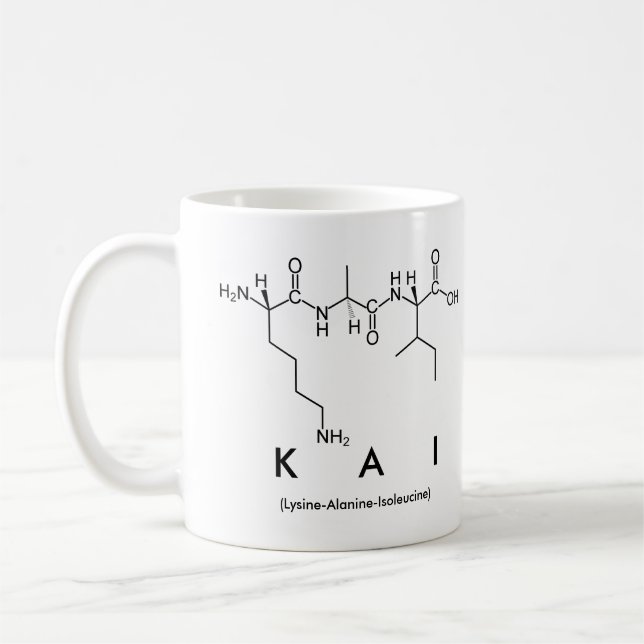 Kai peptide name mug (Left)
