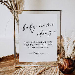 KAIA Baby Name Ideas Game Sign