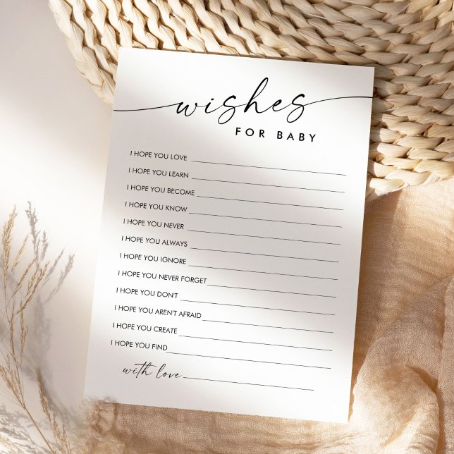 KAIA Wishes for Baby Advice Card (Creator Uploaded)