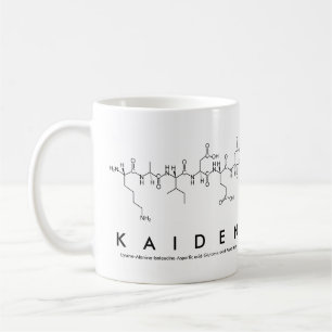 Kaiden peptide name mug