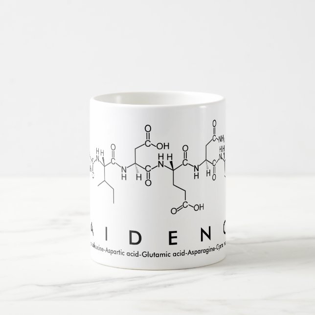 Kaidence peptide name mug (Center)