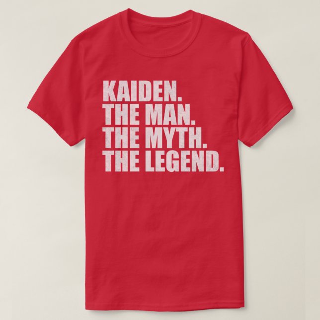 KaidenKaiden Name Kaiden given name T-Shirt (Design Front)