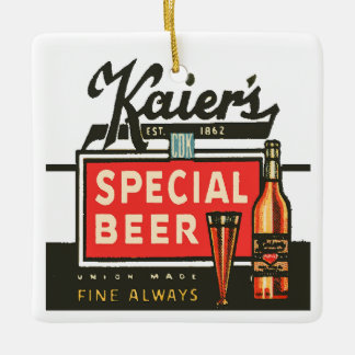 Kaier's Special Beer Ceramic Ornament