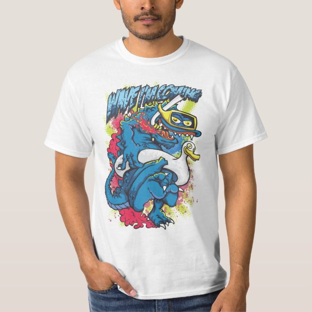 Kaiju Beach Day Splash Tee (Front)