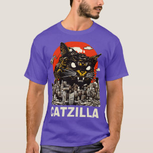 Kaiju Cat Monster Catzilla 4 T-Shirt