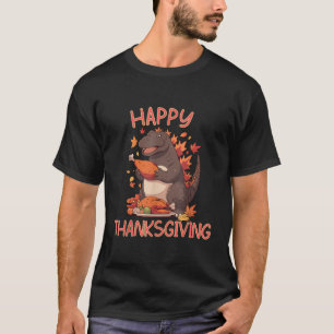 Kaiju Party Thanksgiving Turkey Feast Delight T-Shirt