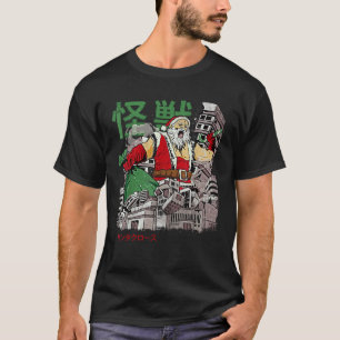 Kaiju Santa Claus Japanese Anime Monster Christmas T-Shirt