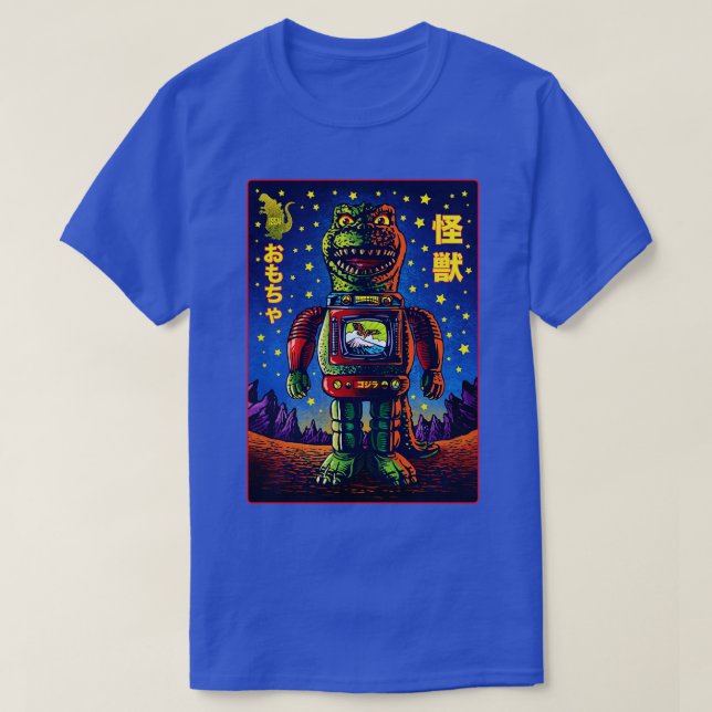 Kaiju Tin Toy T-Shirt (Design Front)