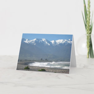 Kaikoura, New Zealand Pacific Ocean Greeting Card