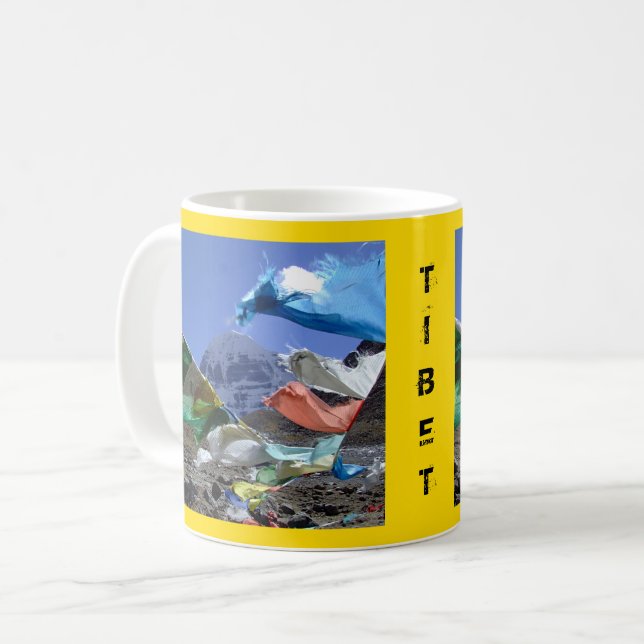 Kailash, Holy mountain, Tibet - Himalayas Coffee Mug (Front Left)