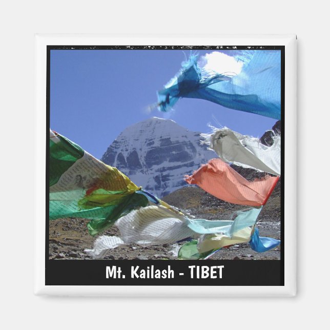 Kailash, Holy mountain, Tibet - Himalayas Magnet (Front)