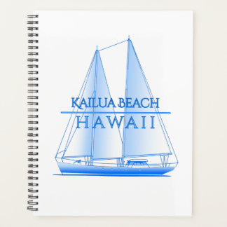 Kailua Beach Coastal Nautical Sailing Sailor Planner