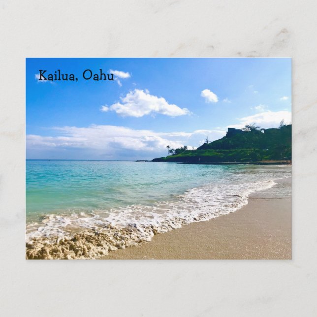 Kailua Beach, Oahu  Postcard (Front)