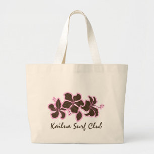 Kailua Hibiscus Surf Club Beach Bag
