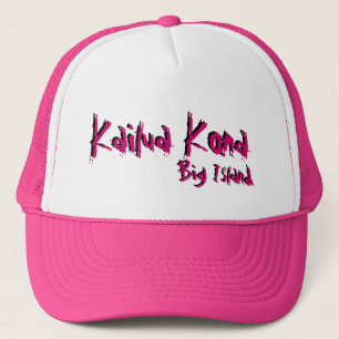 Kailua Kona big island hawaii pink hat